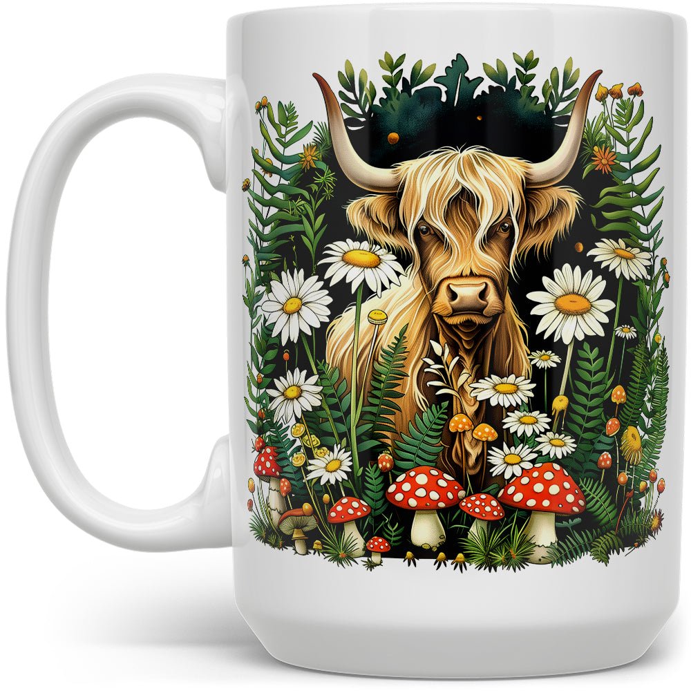 Cottagecore Highland Cow Mug - Loftipop