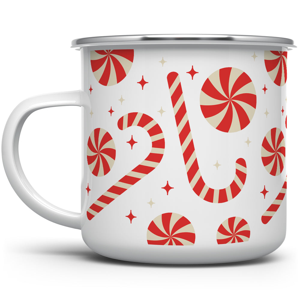 Candy Cane Heart 22oz Stainless Steel Tumbler - MACkite