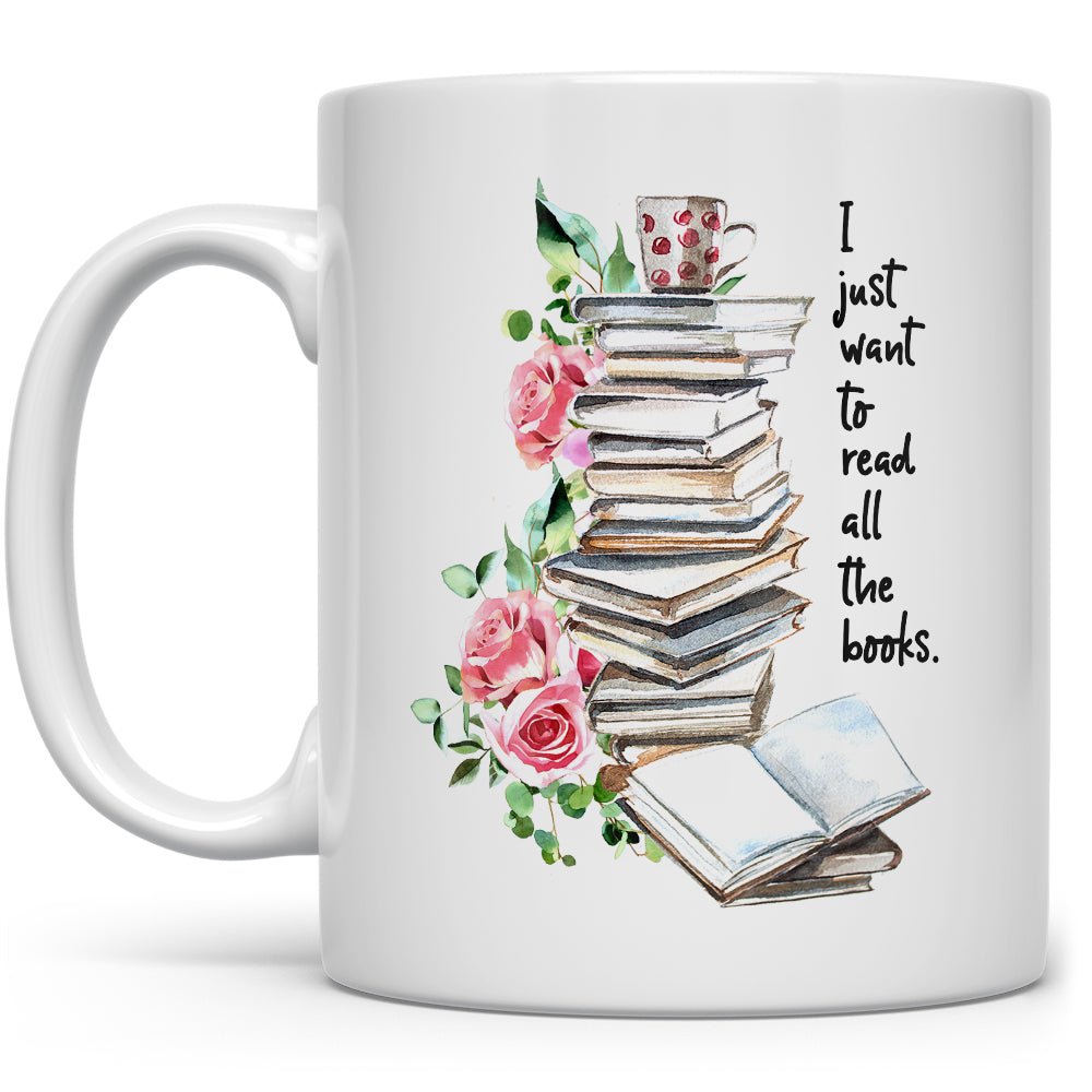 Read Books, Share Peace, Spread Joy Mug (Print Shop) — Out of Print