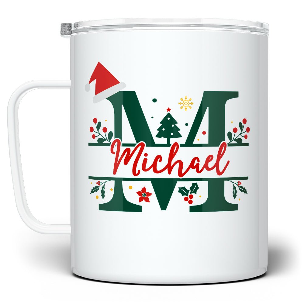 Engraved Christmas Thermo Travel Mug
