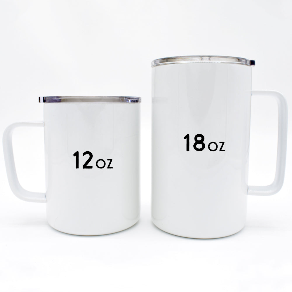 Personalized Name and Initial Insulated Travel Mug