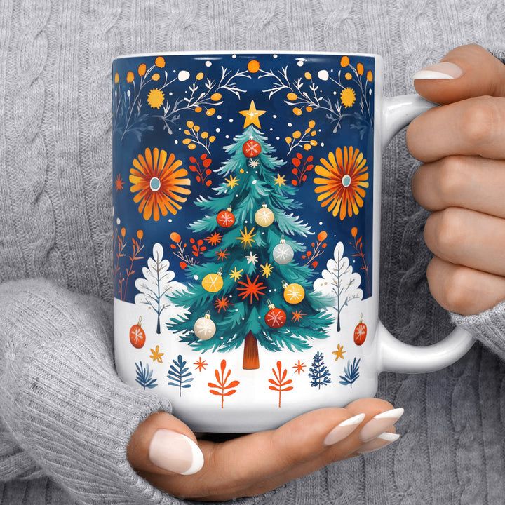 Festive Christmas Tree Mug