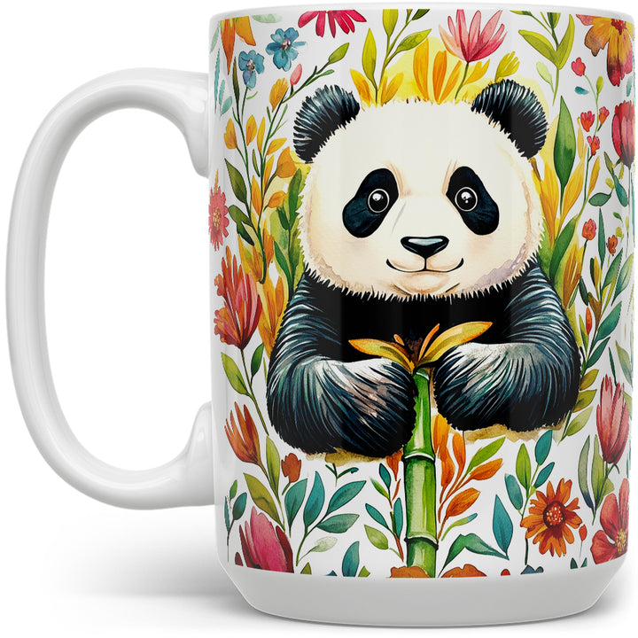 Floral Panda Mug