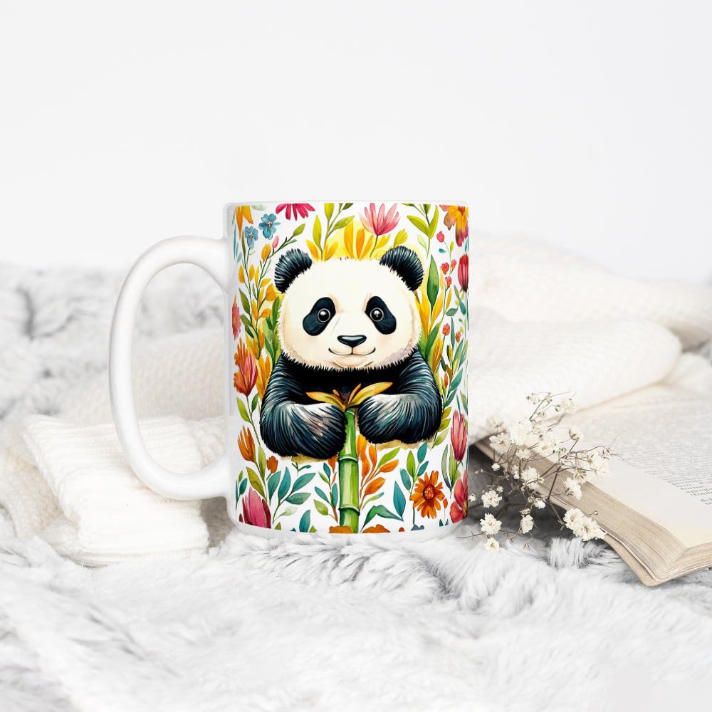 Floral Panda Mug