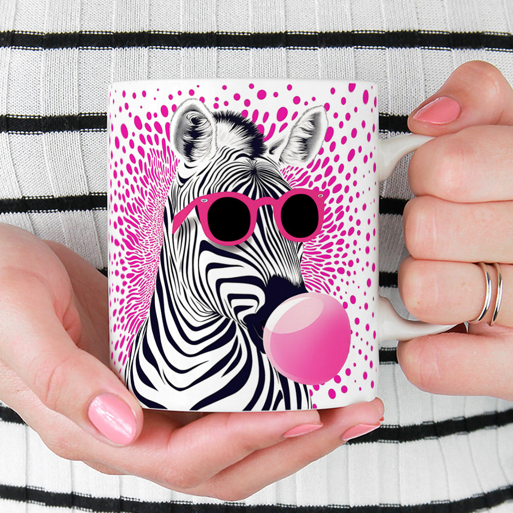 Retro Zebra Mug