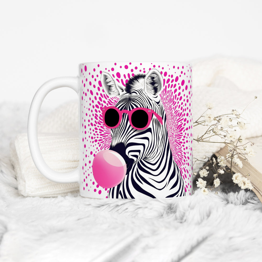 Retro Zebra Mug