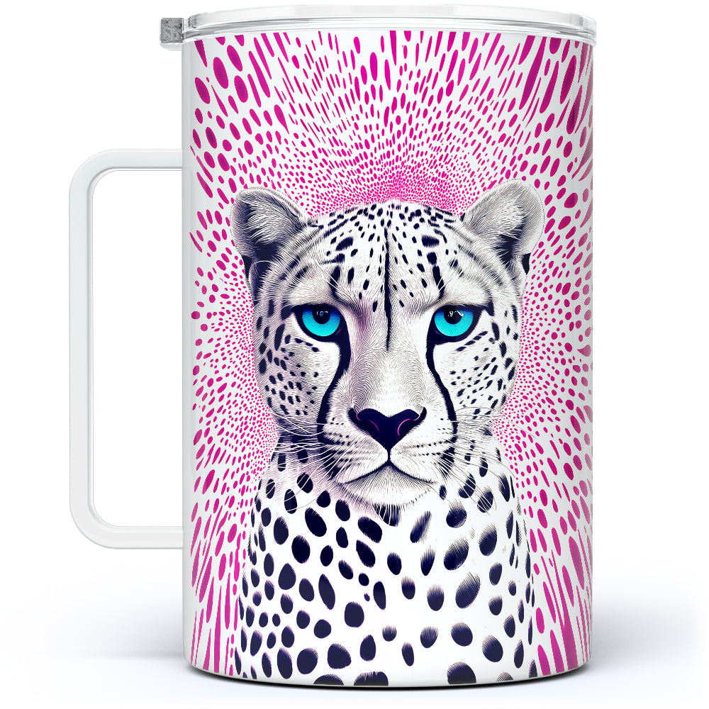 Cheetah Insulated Travel Mug