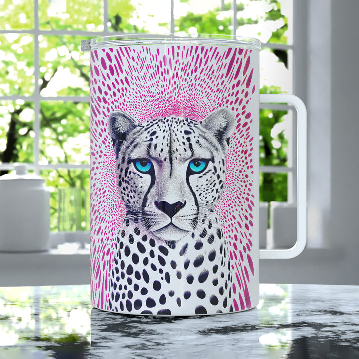 Cheetah Insulated Travel Mug