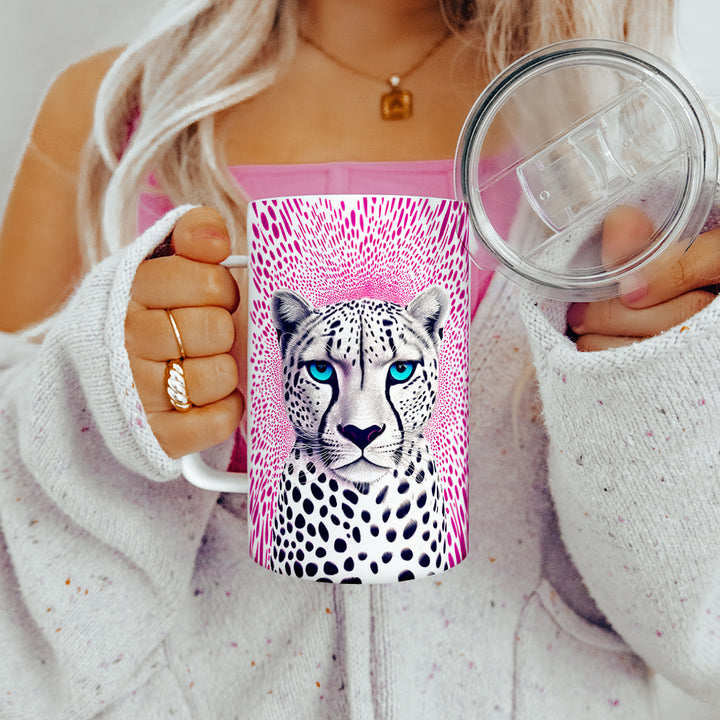 Cheetah Insulated Travel Mug