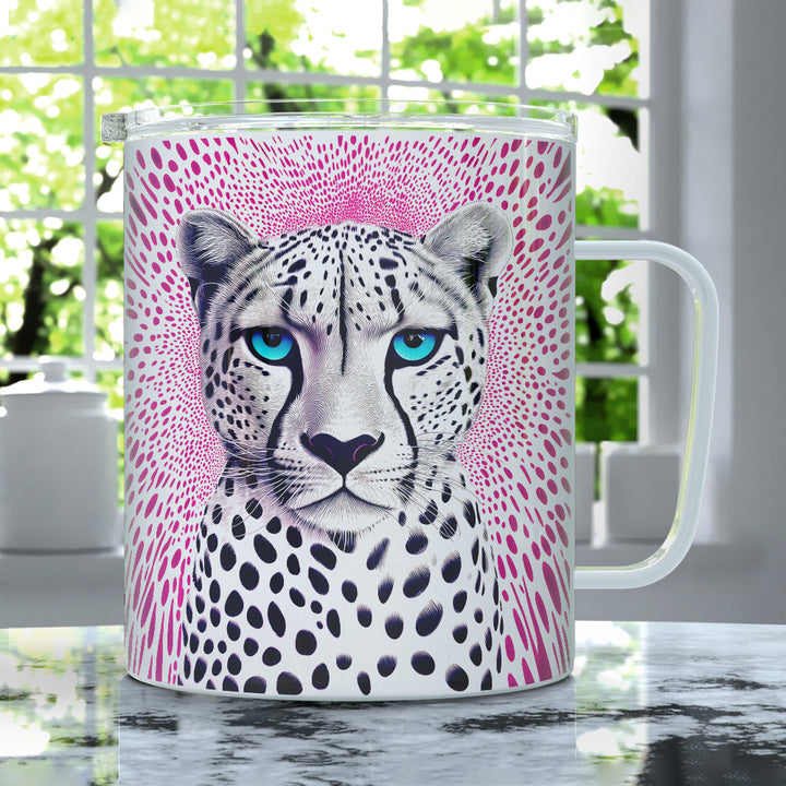 Cheetah Insulated Travel Mug