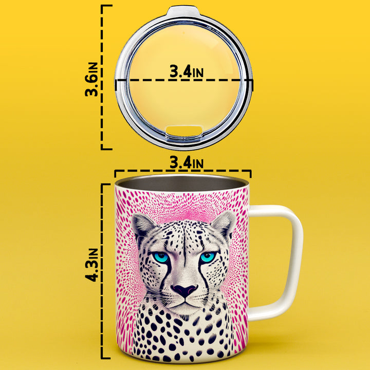 Cheetah Insulated Travel Mug