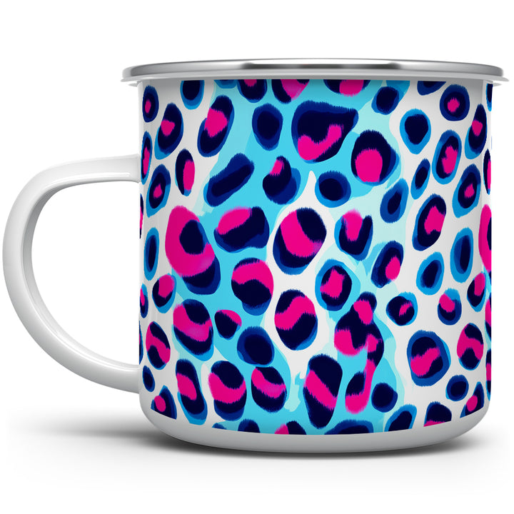 Cheetah Print Camp Mug