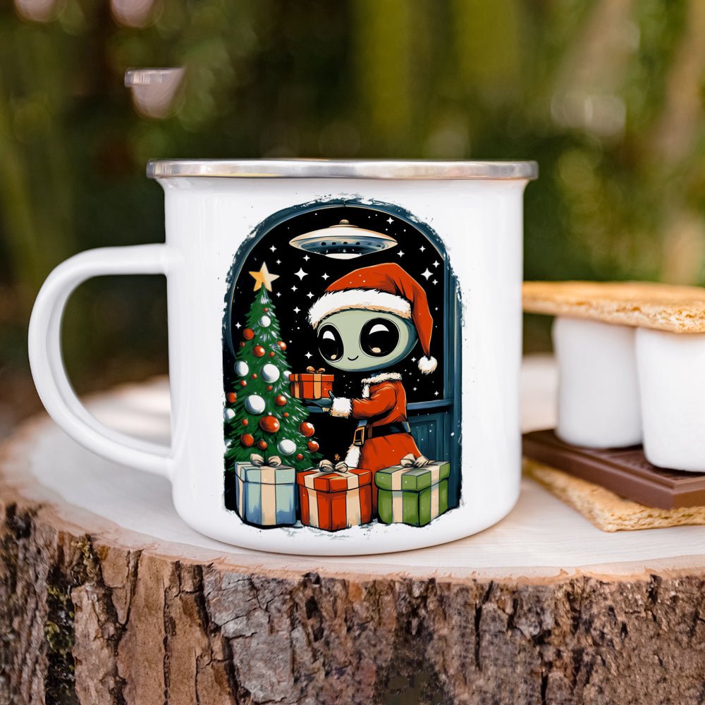 Alien Christmas Camp Mug - Loftipop