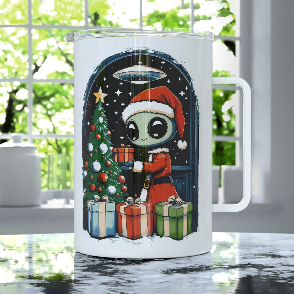 Alien Christmas Insulated Travel Mug - Loftipop