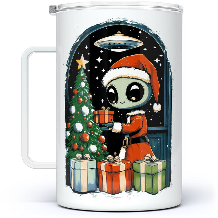 Alien Christmas Insulated Travel Mug - Loftipop