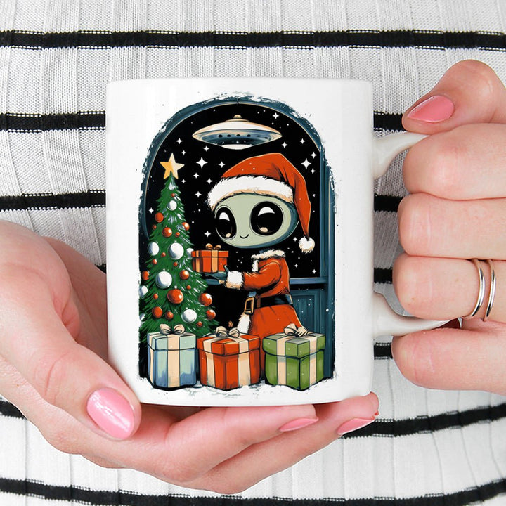 Alien Christmas Mug - Loftipop