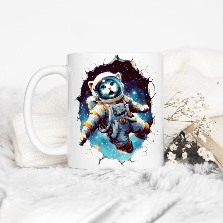 Astronaut Cat Mug - Loftipop