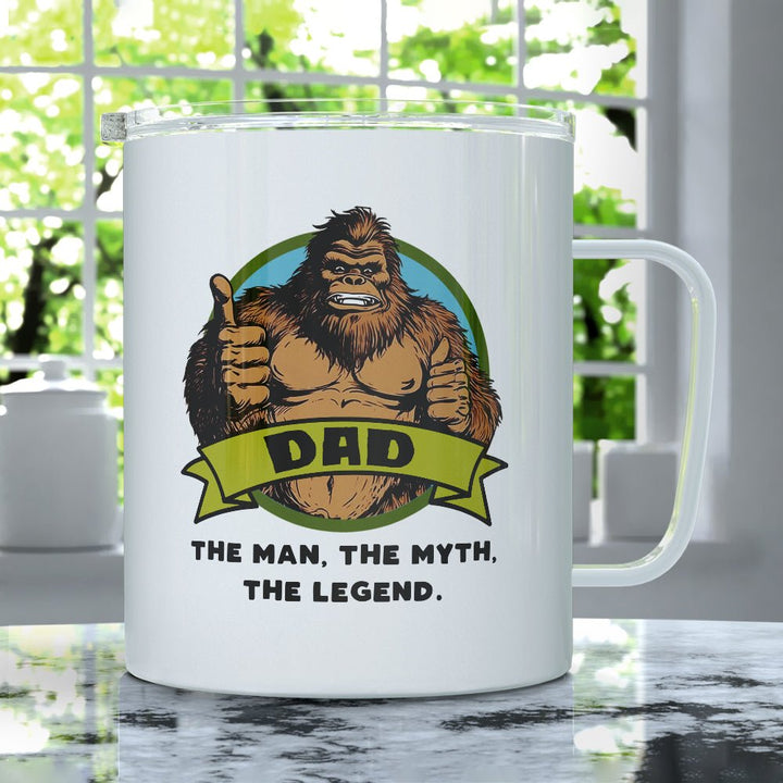 Bigfoot Dad Insulated Travel Mug - Loftipop