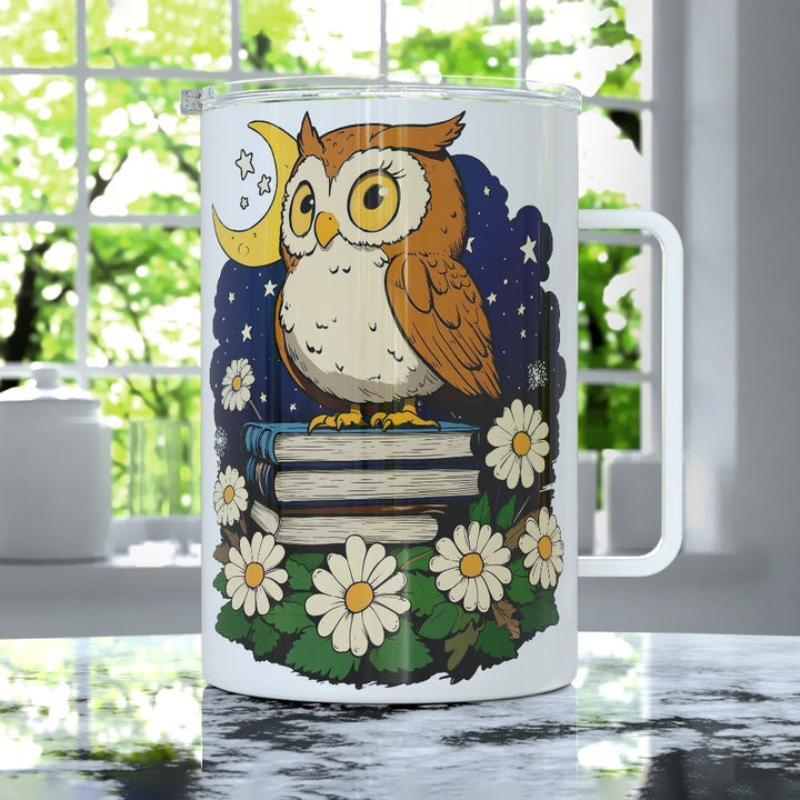 Book Owl Insulated Travel Mug - Loftipop