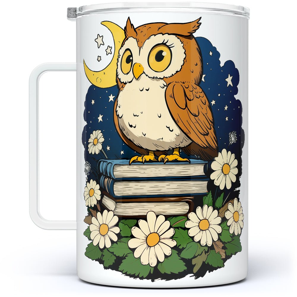 Book Owl Insulated Travel Mug - Loftipop