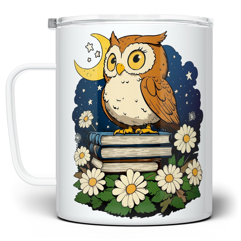 Book Owl Insulated Travel Mug - Loftipop