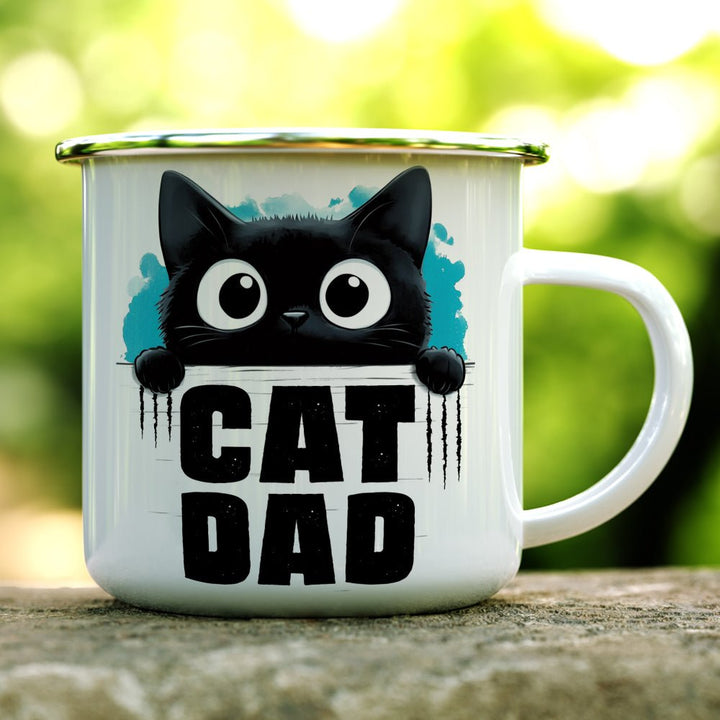 Cat Dad Camp Mug - Loftipop