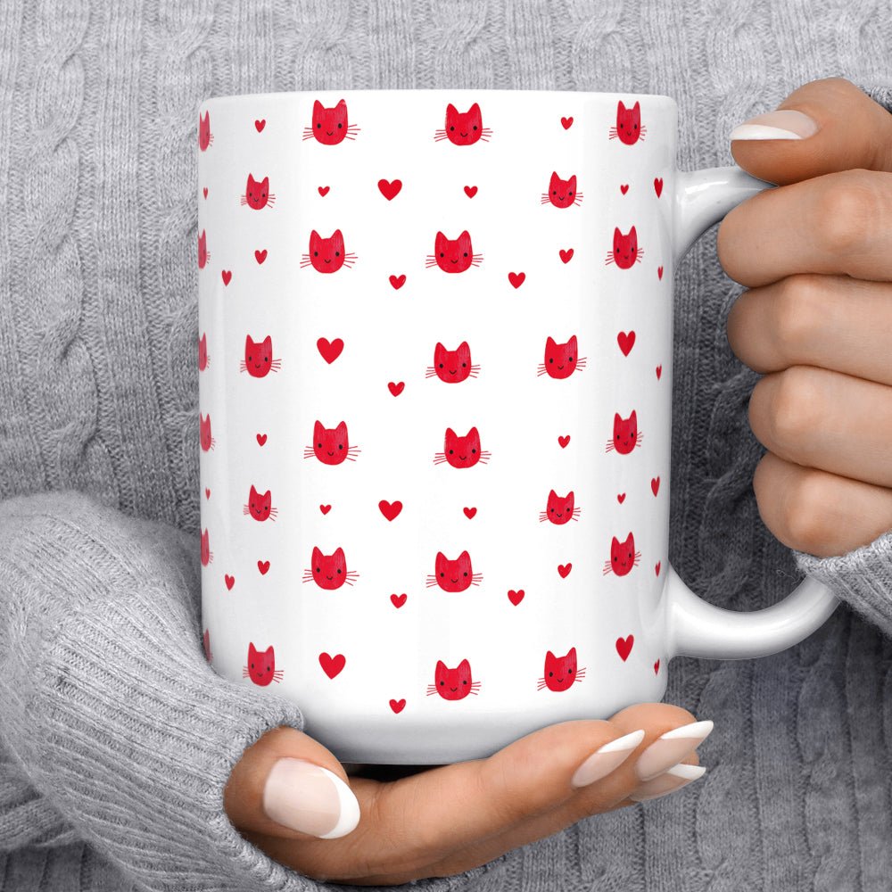 Cat Hearts Mug - Loftipop