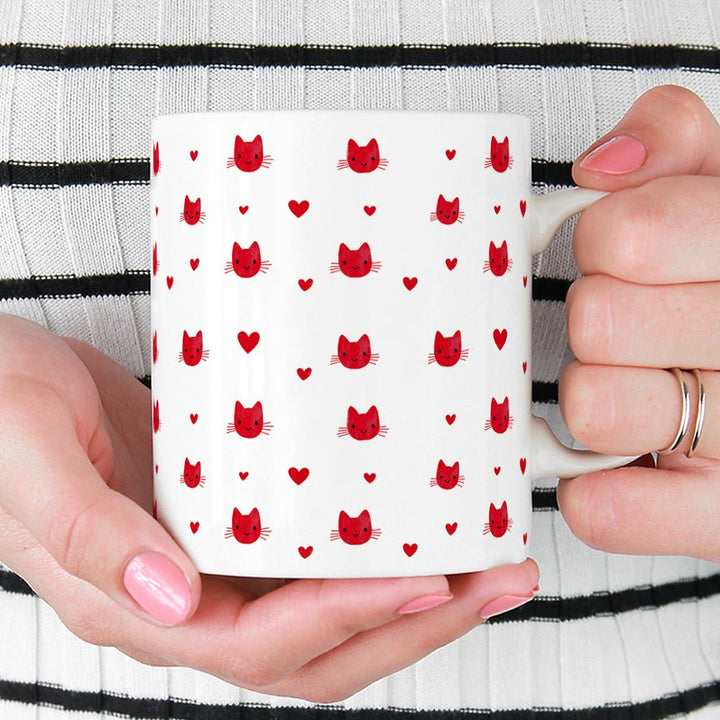 Cat Hearts Mug - Loftipop