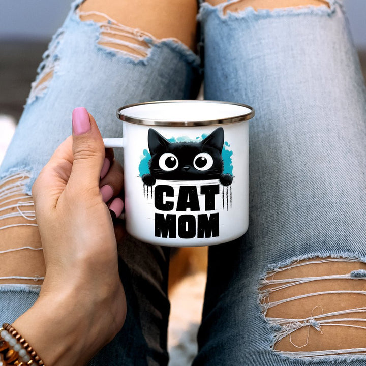 Cat Mom Camp Mug - Loftipop