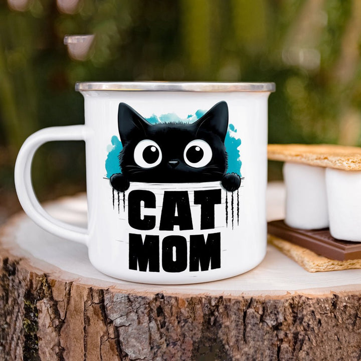 Cat Mom Camp Mug - Loftipop