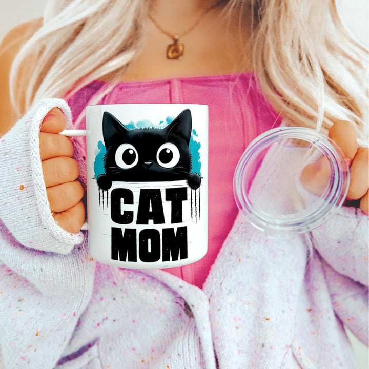 Cat Mom Insulated Travel Mug - Loftipop