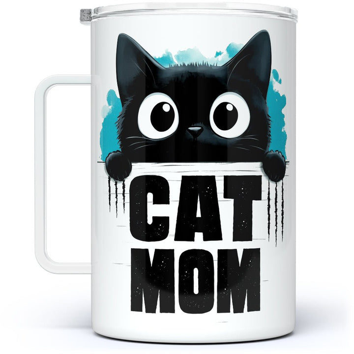 Cat Mom Insulated Travel Mug - Loftipop