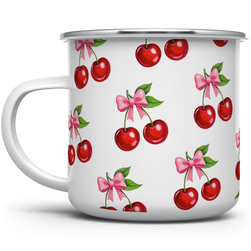 Cherry Bows Camp Mug - Loftipop