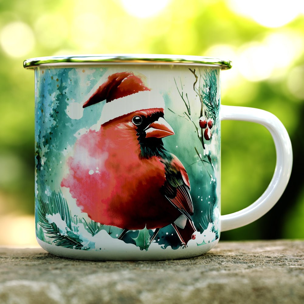 Christmas Cardinal Camp Mug - Loftipop