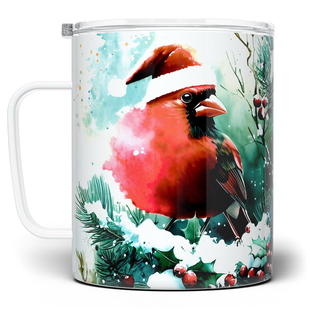 Christmas Cardinal Insulated Travel Mug - Loftipop