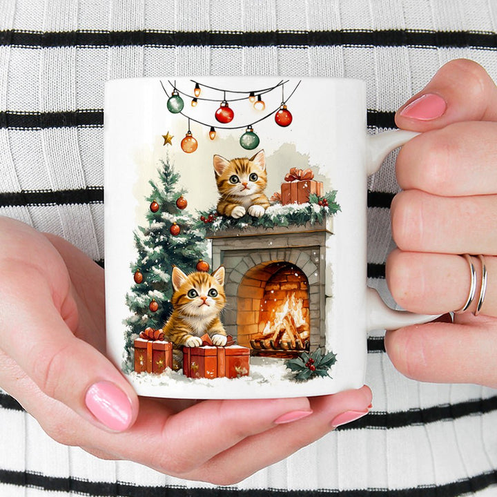 Christmas Kittens Mug - Loftipop