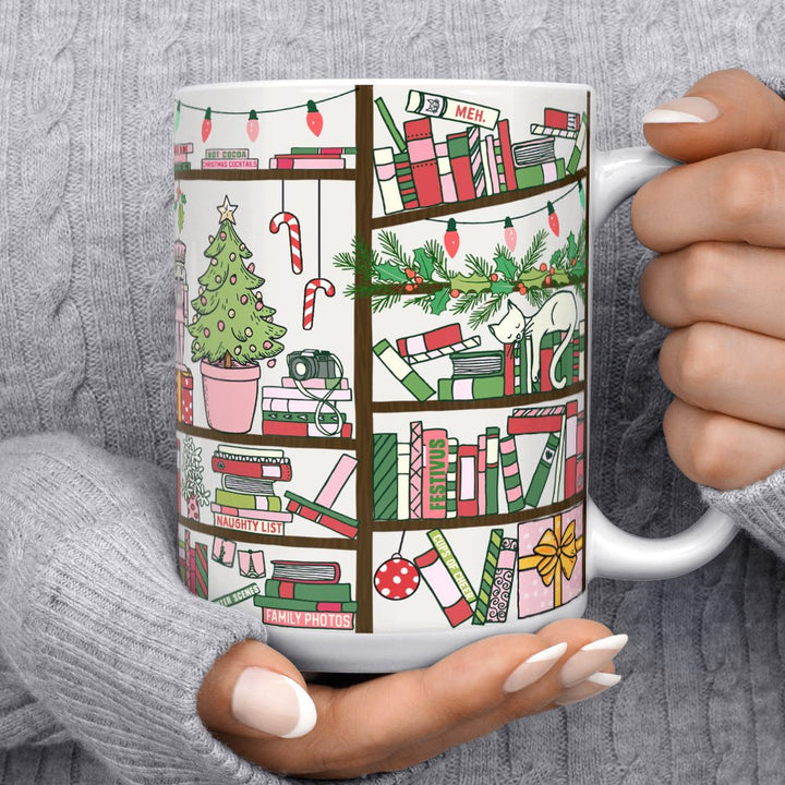 Christmas Library Mug - Loftipop