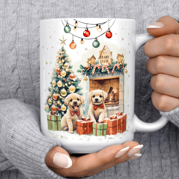 Christmas Puppies Mug - Loftipop