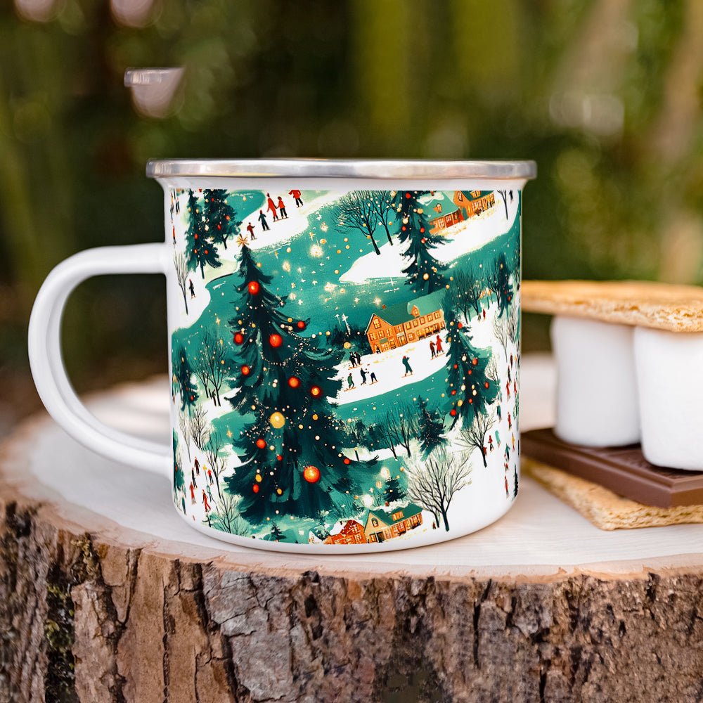 Christmas Town Camp Mug - Loftipop