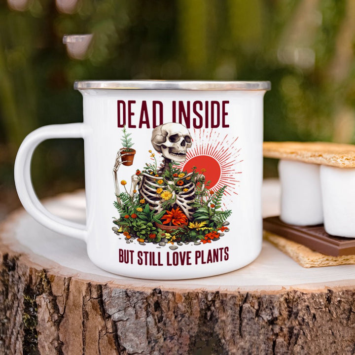 Dead Inside But Still Love Plants Camp Mug - Loftipop
