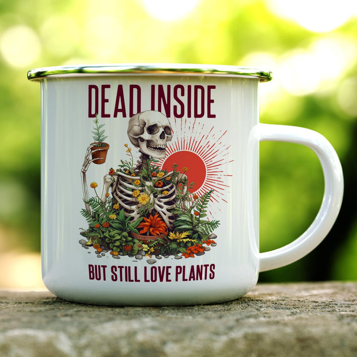 Dead Inside But Still Love Plants Camp Mug - Loftipop