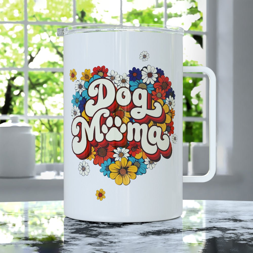 Dog Mama Insulated Travel Mug - Loftipop