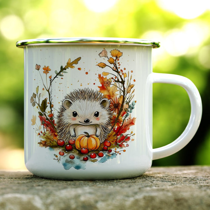 Fall Hedgehog Camp Mug - Loftipop