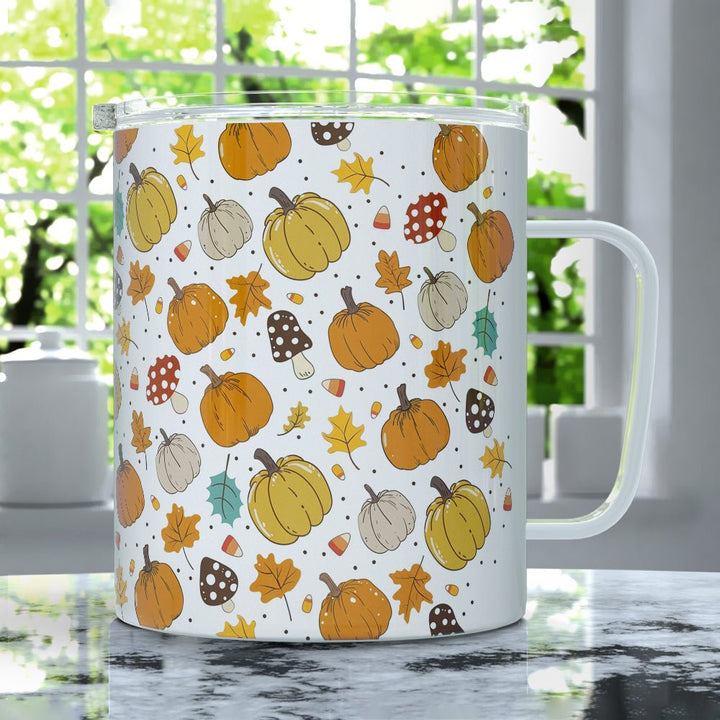 Fall Pumpkin Insulated Travel Mug - Loftipop