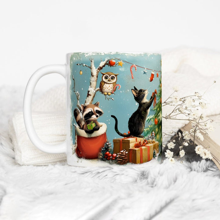 Festive Animals Holiday Mug - Loftipop