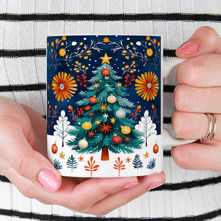 Festive Christmas Tree Mug - Loftipop