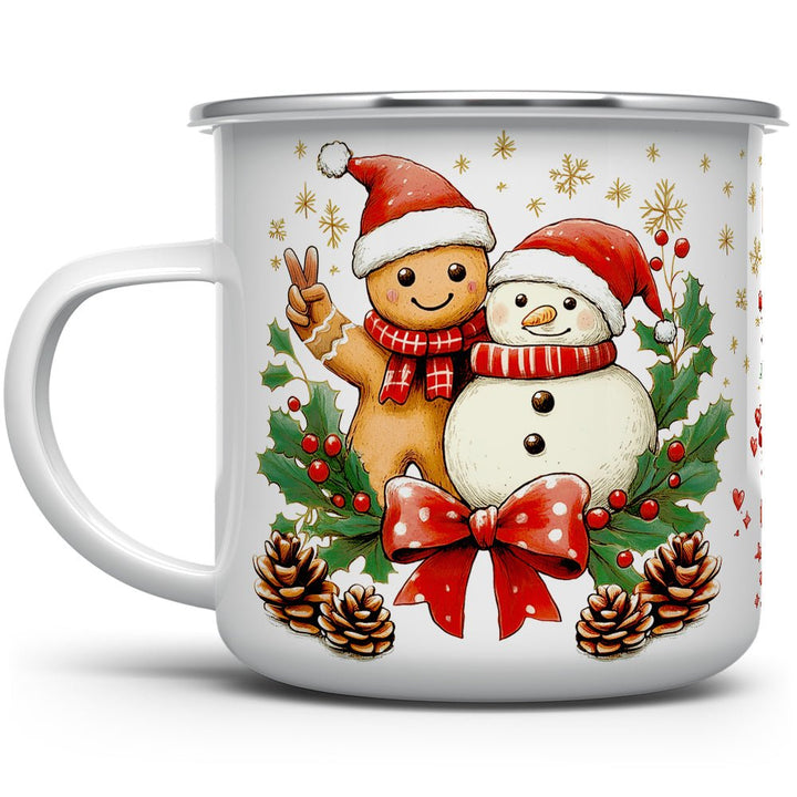 Gingerbread Snowman Camp Mug - Loftipop