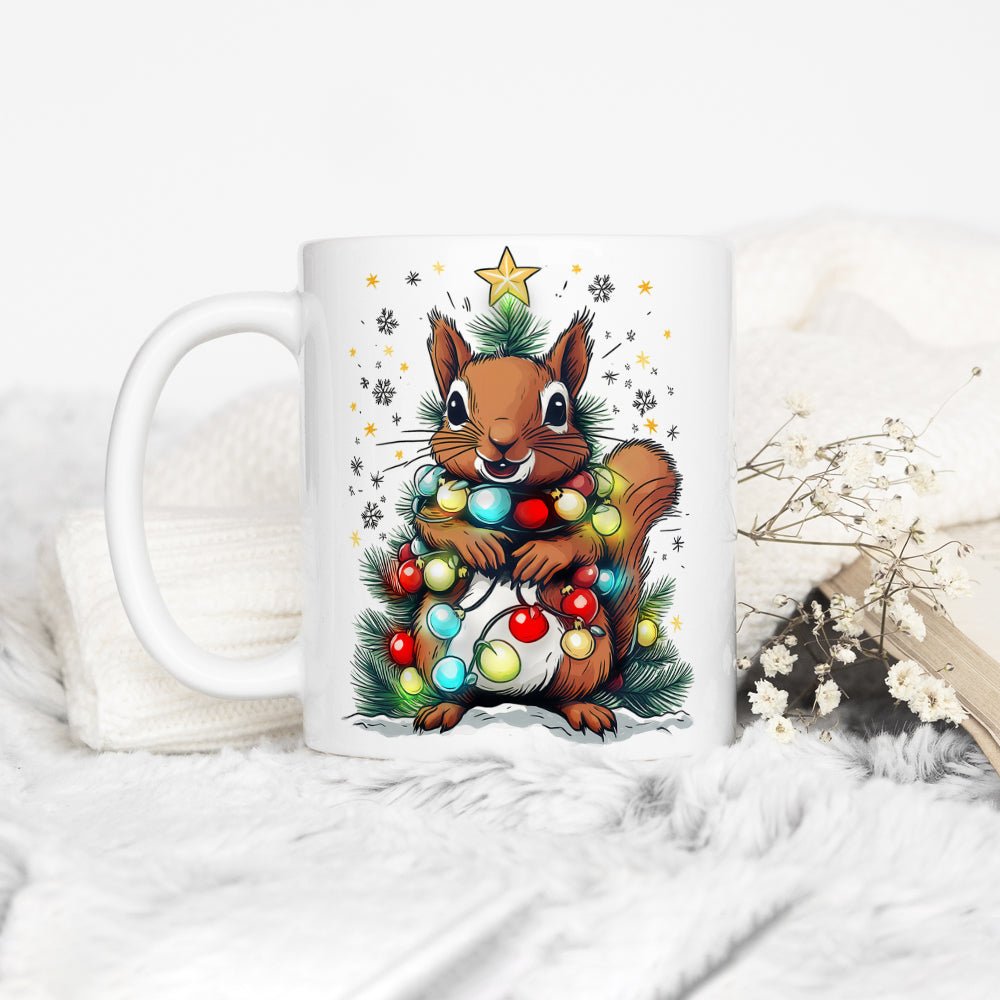 Holiday Squirrel Mug - Loftipop