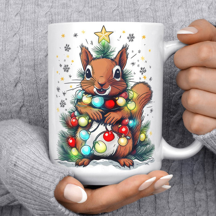 Holiday Squirrel Mug - Loftipop