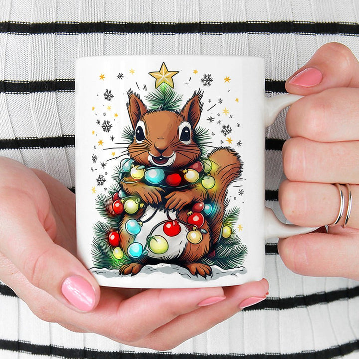 Holiday Squirrel Mug - Loftipop